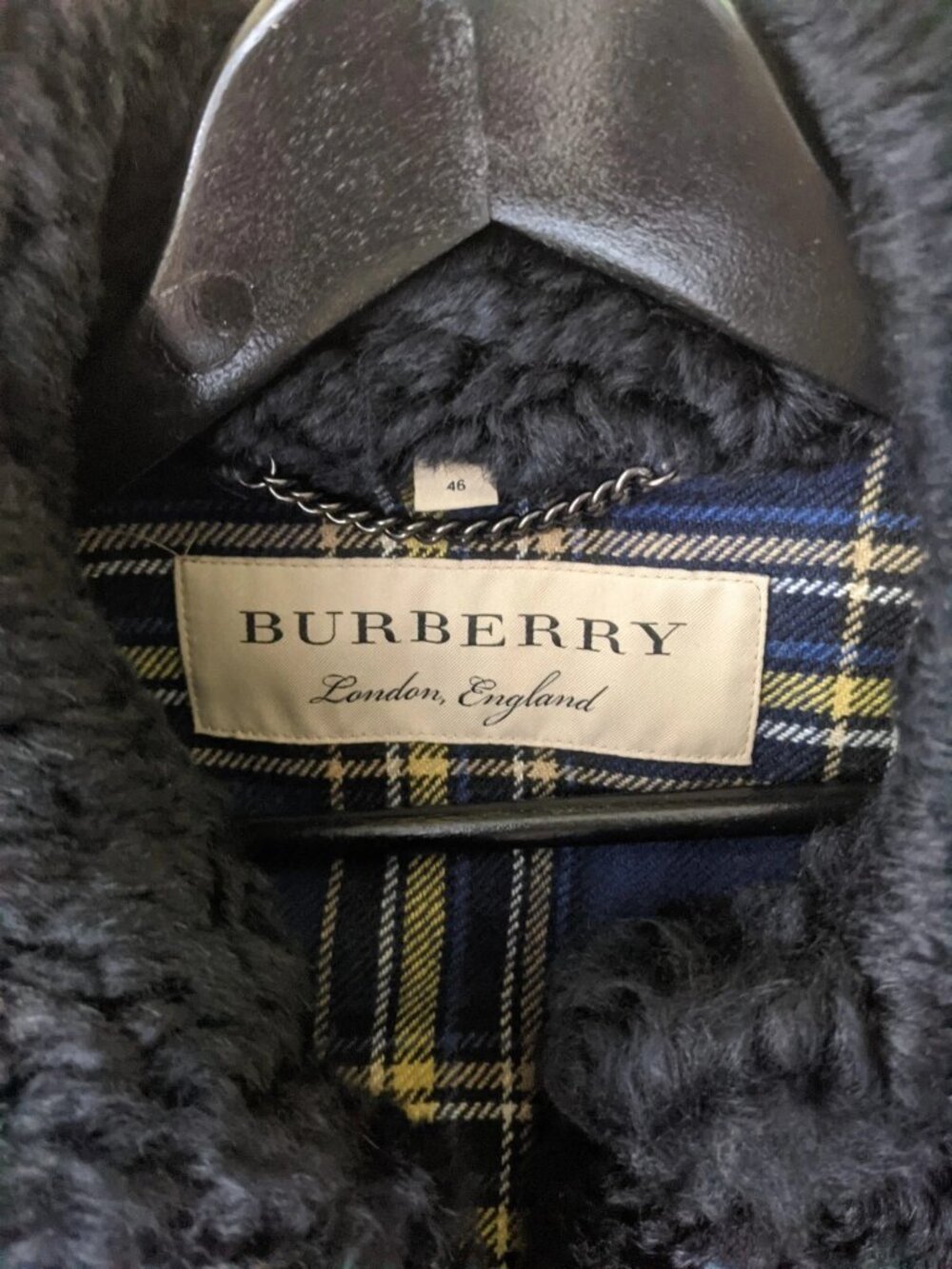 Men's Burberry fur coat, Italian size 46 or US S/M